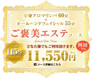 テラピ北安江店 ごほうびエステ